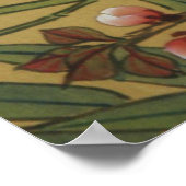 kersenbloesems aziatisch japans poster (Hoek)