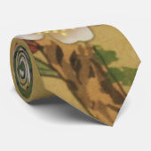  kersenbloesems aziatisch japans stropdas (Opgerold)