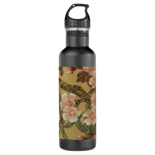  kersenbloesems aziatisch japans waterfles  (Voorkant)