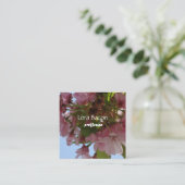 Kersenbloesems Custom Visitekaartje (Staand voorkant)