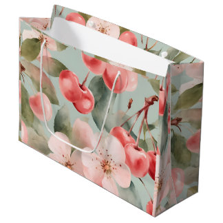 Kersenbloesems en kersen Lente Kunst Groot Cadeauzakje