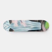 Kersenbloesems en waterval skateboard (Horizontaal)