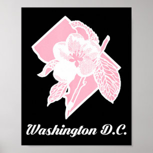 Kersenbloesems Sakura Bloem Op Washington Distri Poster