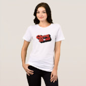 Kersenbom Tri-Blend Shirt (Voorkant volledig)