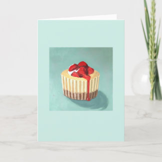 Kersencupcakekaart Kaart