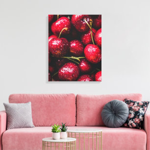 Kersendoekprint Canvas Afdruk