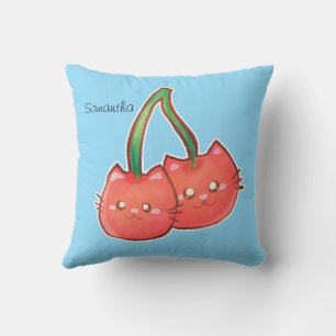Kersenfruitkatten Kussen