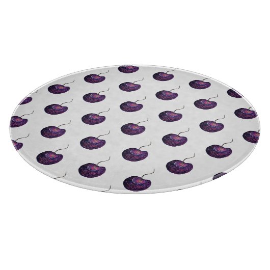 Kersenglas snijplank (Hoek)