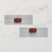 kersengloed mini visitekaartje (Voorkant / Achterkant)