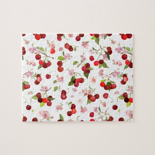 Kersenpatroon 1 legpuzzel (Horizontaal)