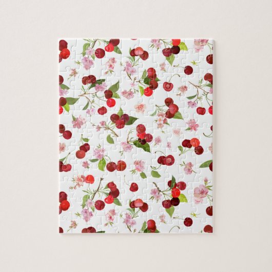 Kersenpatroon 1 legpuzzel (Verticaal)