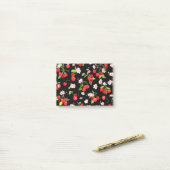 Kersenpatroon 2 post-it® notes (Op bureau)