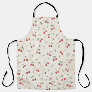 Kersenpatroon Vintage Botanische Schort