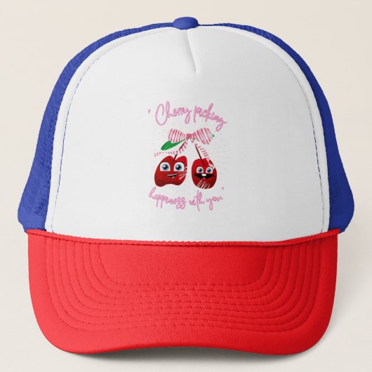 KERSENPLUKKEN TRUCKER PET (Voorkant)