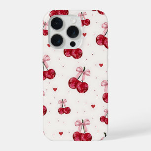 Kersenslinger telefoonhoesje iPhone 15 pro hoesje