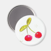 kersentekening magneet (Voorkant / Achterkant)