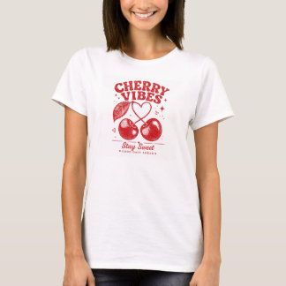 Kersentrillingen Retro Grafische T-shirt