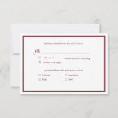 Kerspaarse Roos RSVP Kaartje (Achterkant)