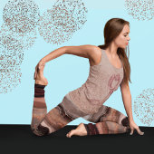 Kersrood, roze marmer leggings