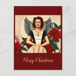 Kerst 1940's Angel Briefkaart