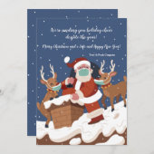 Kerst 2020 Vakantie Kaart (Voorkant / Achterkant)