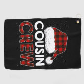 Kerst 2021 neef Crew Golfhanddoek (Horizontaal)