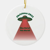 Kerst 2023 was uit dit wereld Ornament (Voorkant)