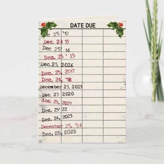 Kerst 2025 Oude Kaart (Voorkant)