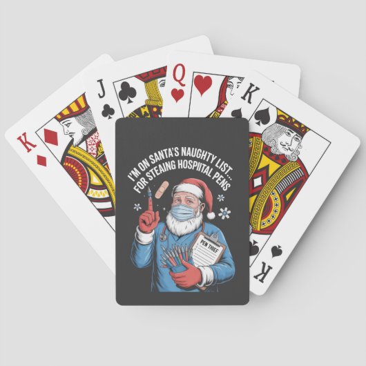 kerst 2026, pokerkaarten (Achterkant)