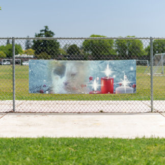 Kerst 2,5 x 8' buiten in de zaal spandoek