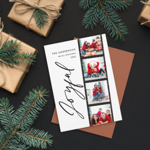 Kerst-4 fotocollage typografie moderne roest