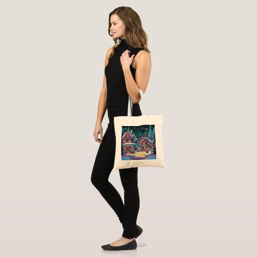 Kerst 4. tote bag (Voorkant (model))