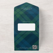 Kerst 7 Foto Wensing QR code Vakantie Kaart (Buitenkant)