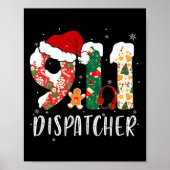 Kerst 911 Dispatcher Poster (Voorkant)