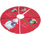 Kerst aangepaste boomrok. kerstboom rok (Gekanteld)