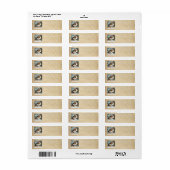 Kerst Adresetiketten Etiket (Full Sheet)