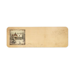 Kerst Adresetiketten Etiket
