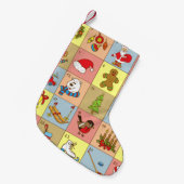 Kerst Advent: Doodle Element Collectie Kleine Kerstsok (Voorkant (Hangend))