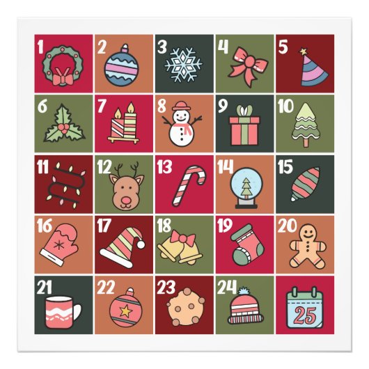 KERST ADVENTKALENDER 2023 POSTER (Voorkant)