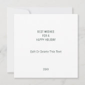 Kerst Adventkalender Kaart (Achterkant)