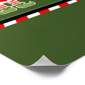 Kerst Adventkalender Poster (Hoek)