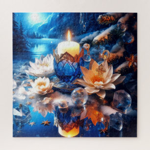 Kerst adventspuzzel legpuzzel