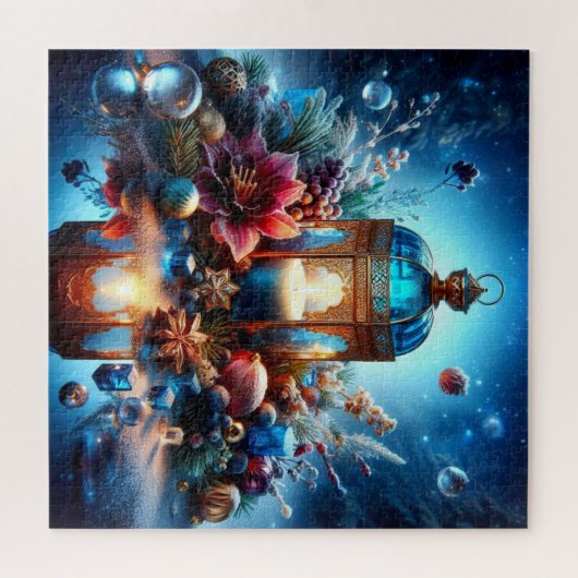 Kerst adventspuzzel legpuzzel (Horizontaal)