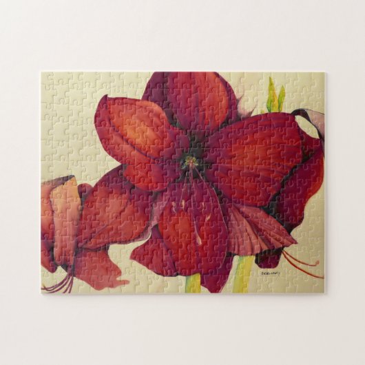 Kerst Amaryllis Jigsaw Puzzel (Horizontaal)