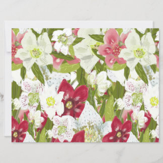 Kerst Anemonen-Geschilderde Hellebores Bloemen