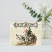  kerst-angel briefkaart (Staand voorkant)