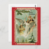 kerst-angel briefkaart (Voorkant / Achterkant)