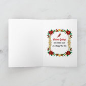 Kerst Antieke auto Kaart (Binnen)