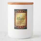Kerst Apothecary Winter Essence Label Voedselcontainer Etiket (Voorkant)