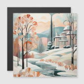 Kerst Art deco [magnetisch ontwerp] (Voorkant / Achterkant)